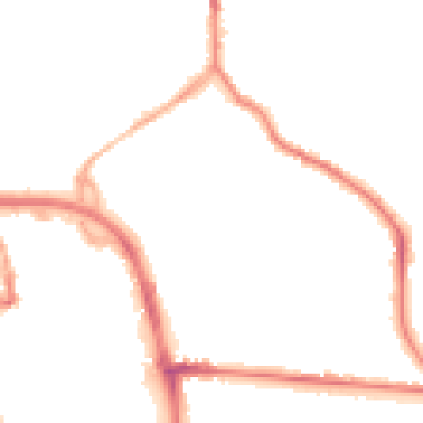 Night-time road noise heatmap for ST1 2HT