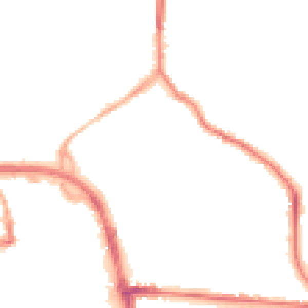 Night-time road noise heatmap for ST1 2HX