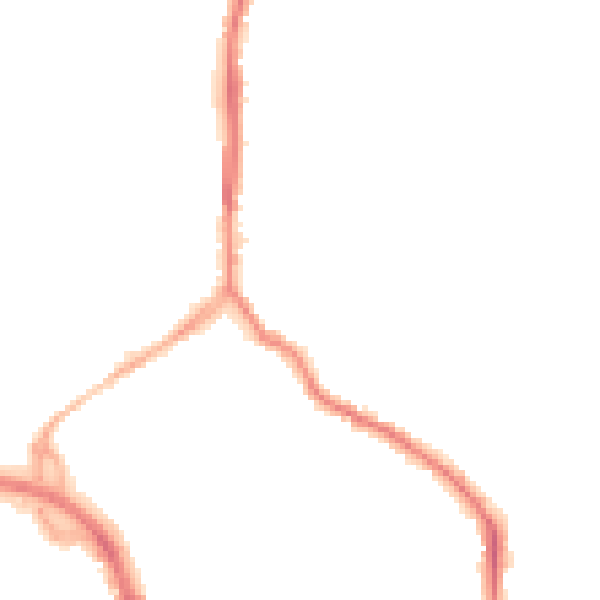 Night-time road noise heatmap for ST1 2JL