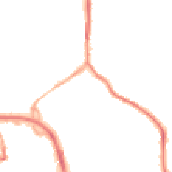 Night-time road noise heatmap for ST1 2LJ