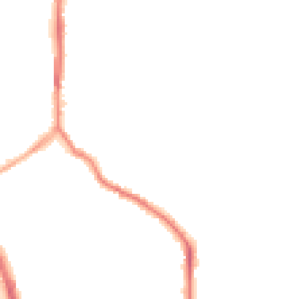 Night-time road noise heatmap for ST1 2NP