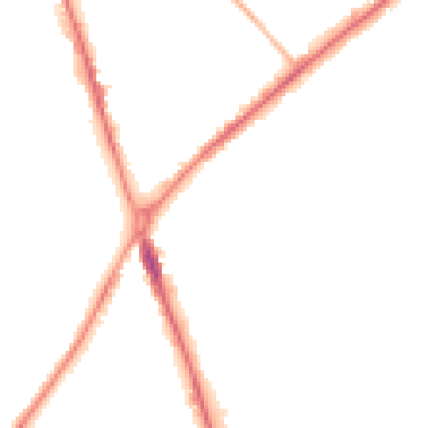 Night-time road noise heatmap for ST1 3HT