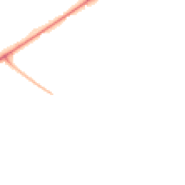 Night-time road noise heatmap for ST1 6JZ