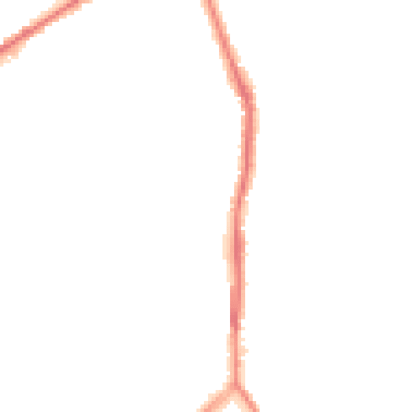 Night-time road noise heatmap for ST1 6UX