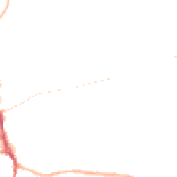 Night-time road noise heatmap for ST10 1BT