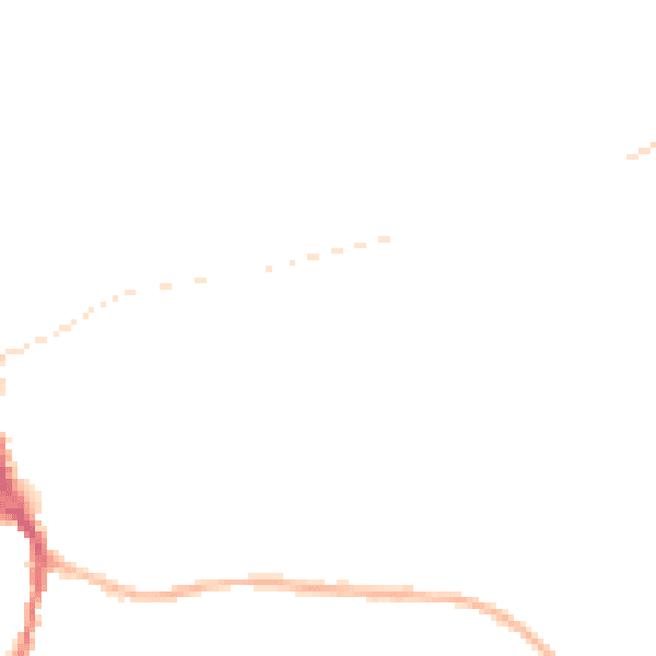 Night-time road noise heatmap for ST10 1DA