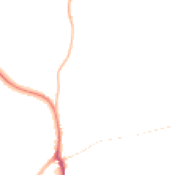 Night-time road noise heatmap for ST10 1DL