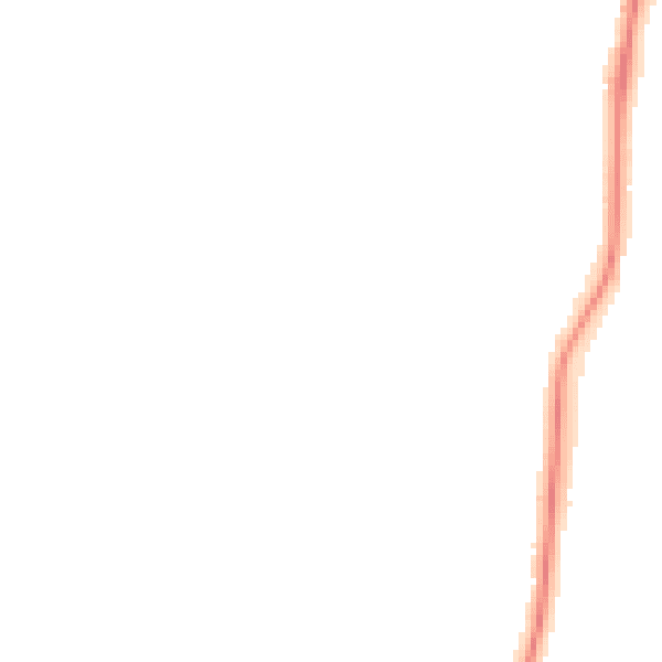 Night-time road noise heatmap for ST10 1DS
