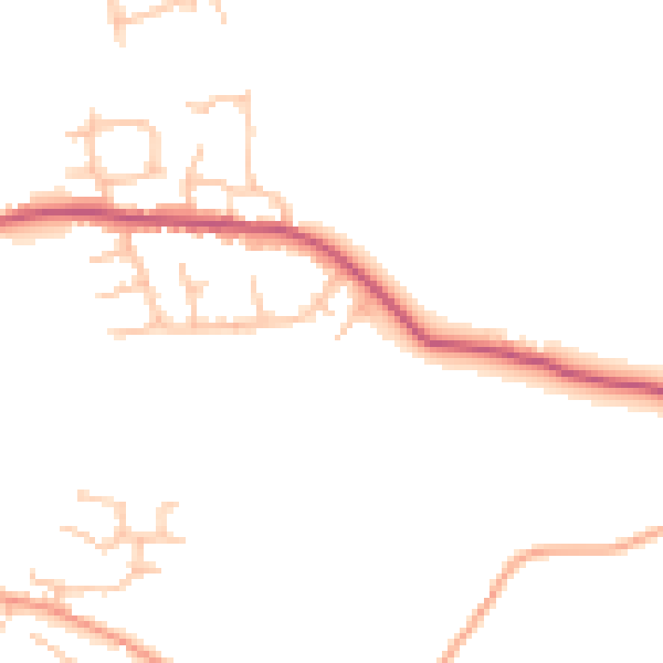 Daytime road noise heatmap for ST10 1FS