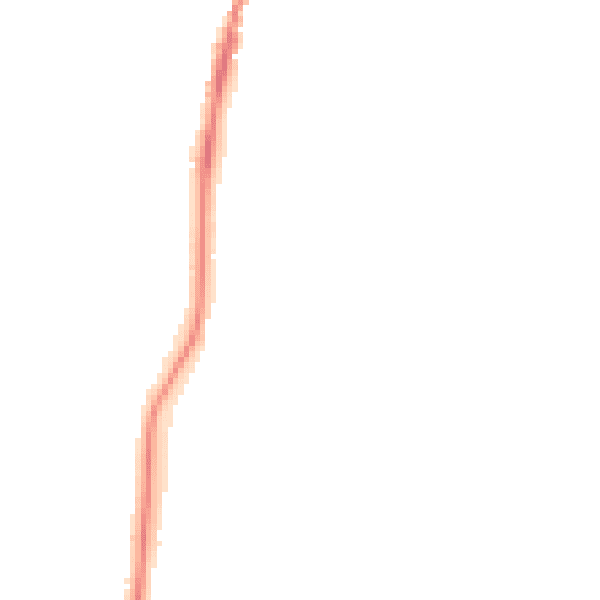 Night-time road noise heatmap for ST10 1NA