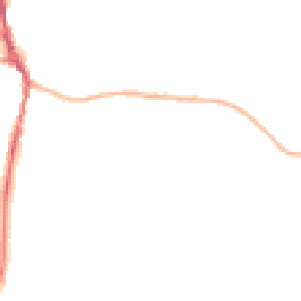 Night-time road noise heatmap for ST10 1SE