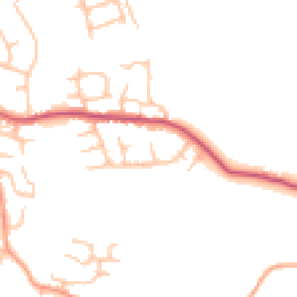 Daytime road noise heatmap for ST10 1SN