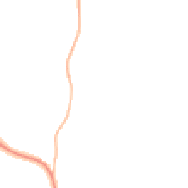 Night-time road noise heatmap for ST10 1TF