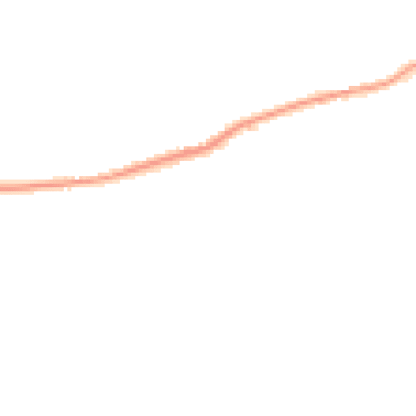 Night-time road noise heatmap for ST10 1XB