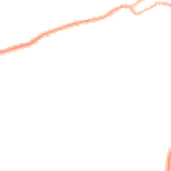 Night-time road noise heatmap for ST10 1YF