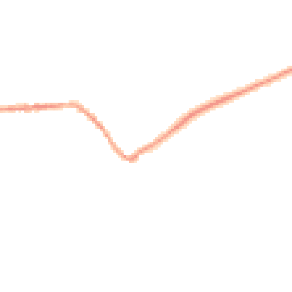 Night-time road noise heatmap for ST10 2AA