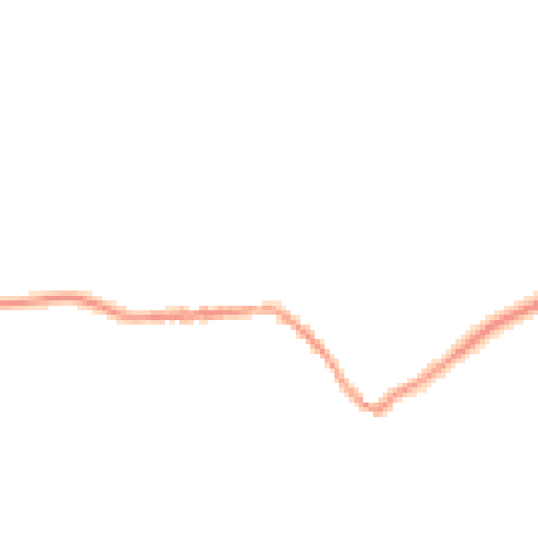 Night-time road noise heatmap for ST10 2BS
