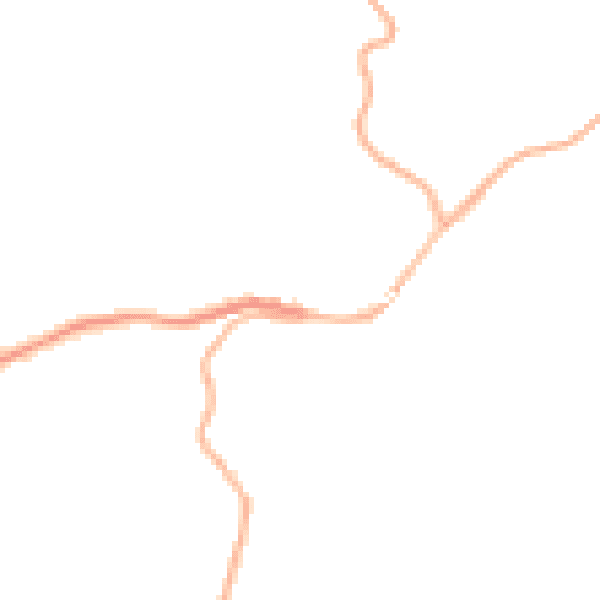 Night-time road noise heatmap for ST10 2HA