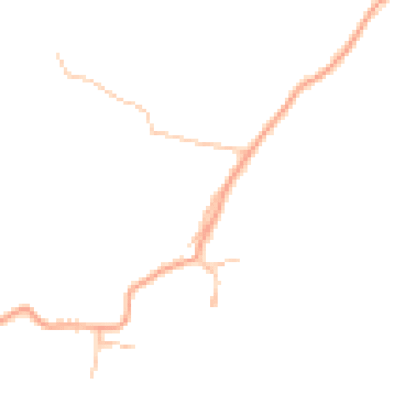 Daytime road noise heatmap for ST10 2HN