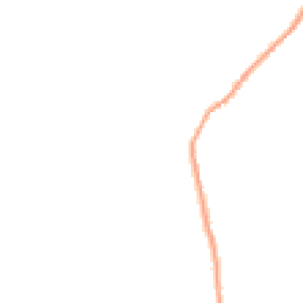 Night-time road noise heatmap for ST10 2JN