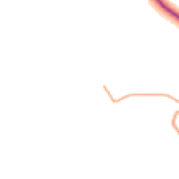 Daytime road noise heatmap for ST10 2PW