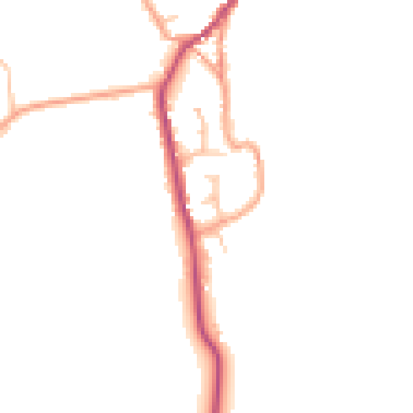 Daytime road noise heatmap for ST10 2QG