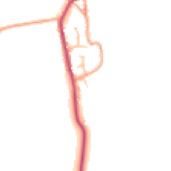 Daytime road noise heatmap for ST10 2QS
