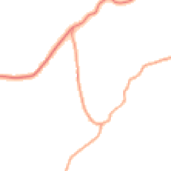 Daytime road noise heatmap for ST10 3AP