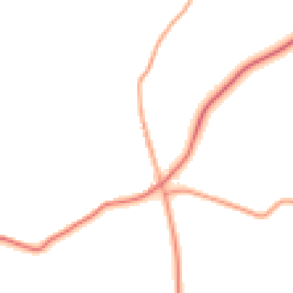 Daytime road noise heatmap for ST10 3DN