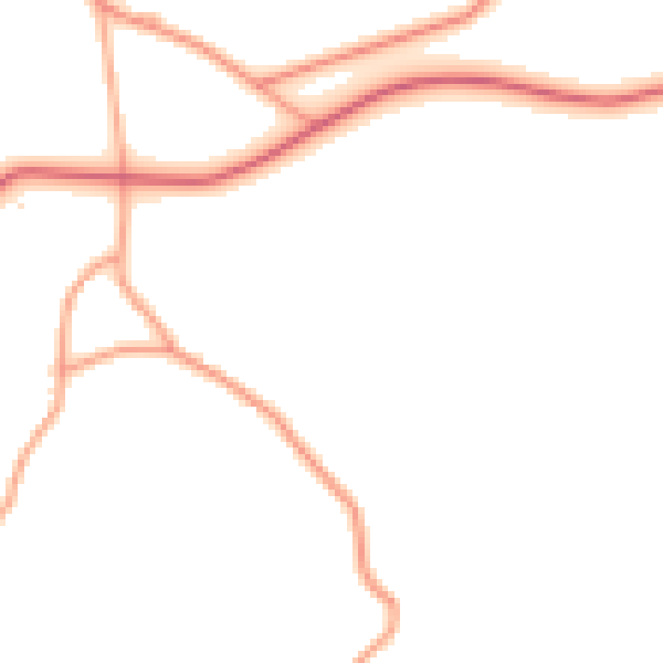 Daytime road noise heatmap for ST10 3DT