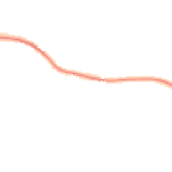 Night-time road noise heatmap for ST10 3HJ