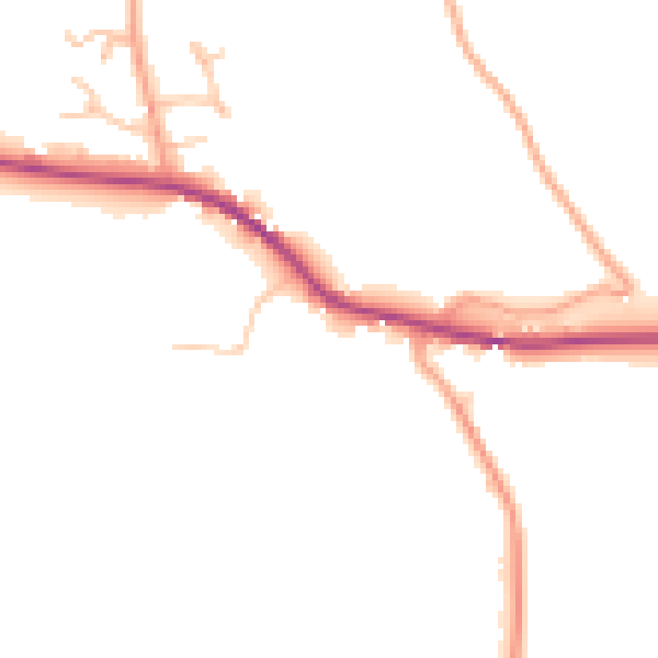 Daytime road noise heatmap for ST10 3HP