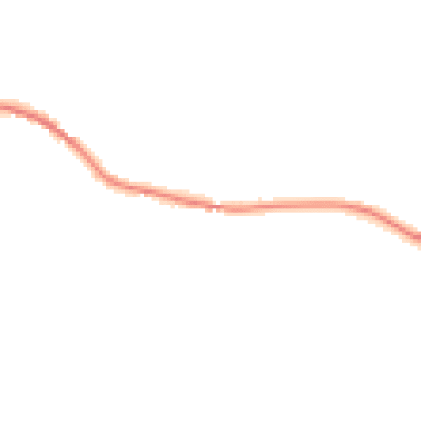 Night-time road noise heatmap for ST10 3JS