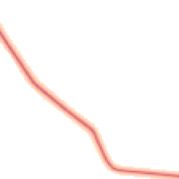 Night-time road noise heatmap for ST10 3LE