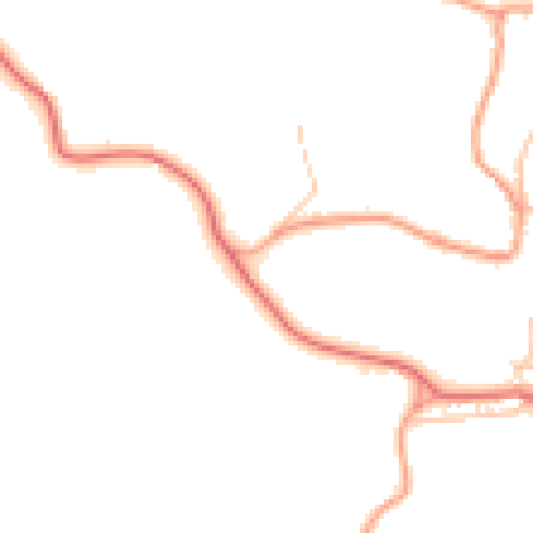 Daytime road noise heatmap for ST10 4BE
