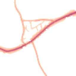 Daytime road noise heatmap for ST14 5BG