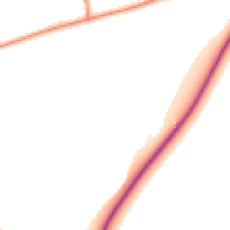 Daytime road noise heatmap for ST14 5BW