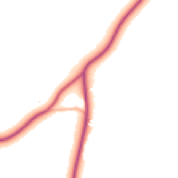 Daytime road noise heatmap for ST14 5BY