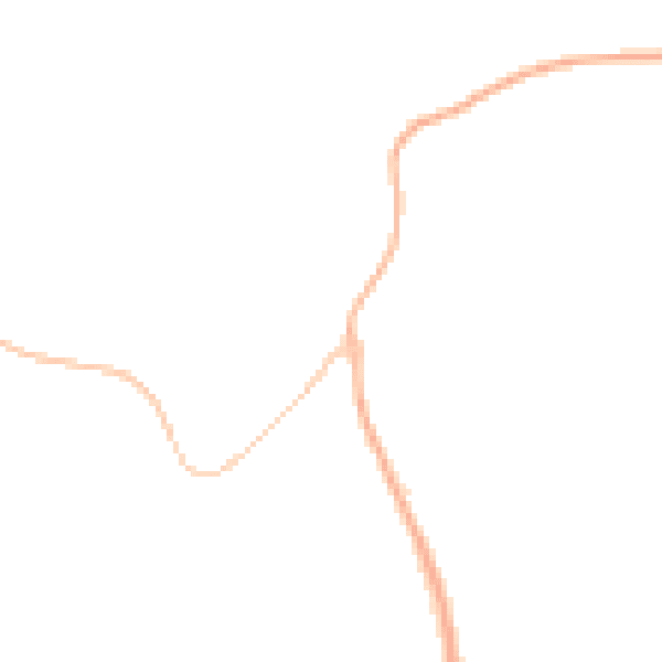 Night-time road noise heatmap for ST14 5DG