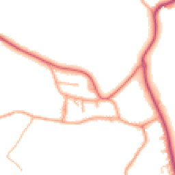 Daytime road noise heatmap for ST14 5DQ