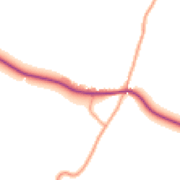 Daytime road noise heatmap for ST14 5EF