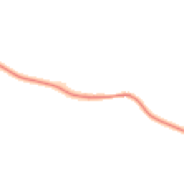 Night-time road noise heatmap for ST14 5EG