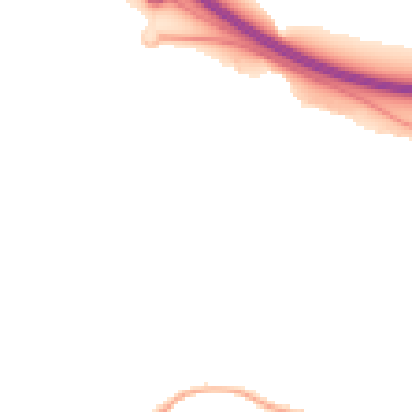 Night-time road noise heatmap for ST14 5FG