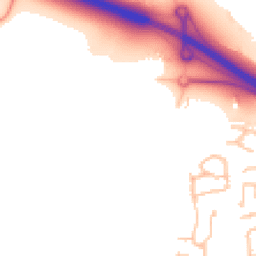 Daytime road noise heatmap for ST14 5FQ