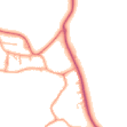 Daytime road noise heatmap for ST14 5GZ