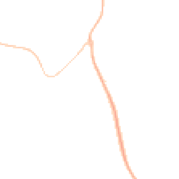Night-time road noise heatmap for ST14 5GZ