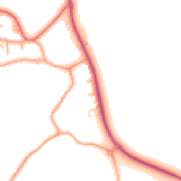 Daytime road noise heatmap for ST14 5HB