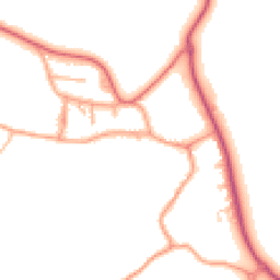Daytime road noise heatmap for ST14 5JL