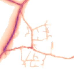 Daytime road noise heatmap for ST14 5LG