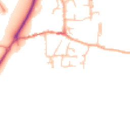 Daytime road noise heatmap for ST14 5LT